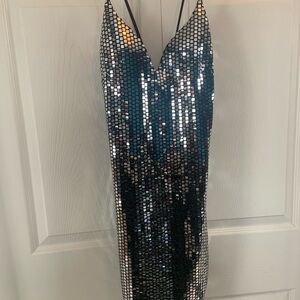 Silver Shimmering Dress